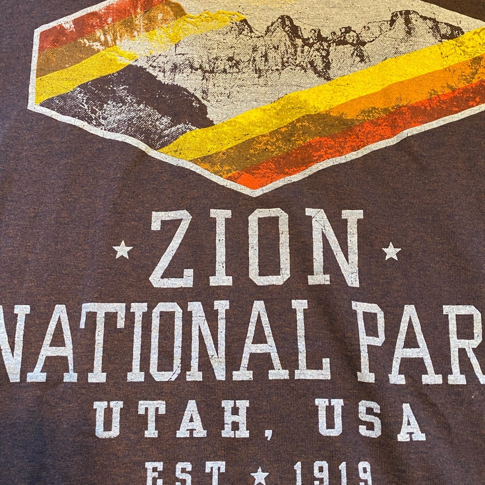 Zion National Park T-Shirt.  New never worn